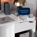 Ver imagem 5 de Escrivaninha Mesa Computador com Gaveta - Mod.3043 Cor:branco