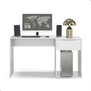 Ver imagem 1 de Escrivaninha Mesa Computador com Gaveta - Mod.3043 Cor:branco