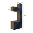 Ver imagem 2 de Conjunto para Banheiro Kappesberg Celeste 5 Peças Nogueira/azul 116,5cm