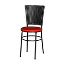 Ver imagem 6 de 2 Cadeiras para Cozinha Preta Hawai Preto Cor:vermelho