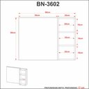 Ver imagem 5 de Espelheira para Banheiro 80cm BN3602 Tecno Mobili