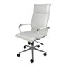 Cadeira de Escritório Presidente Soft Alta Valência Branca - 1