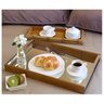 Bandeja Madeira 10997 C/ Espelho Naturals 45x30x5cm - Woodart Wood Art 2556 - 1
