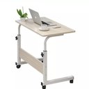 Ver imagem 1 de Mesa para Notebook com Rodas e Altura Ajustável Bege