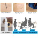 Ver imagem 3 de Mesa para Notebook com Rodas e Altura Ajustável Bege
