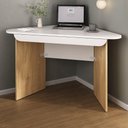 Ver imagem 2 de Mesa de Canto com Gaveta 127x64 cm Olmo Branco Artany