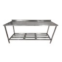Ver imagem 1 de Mesa Aço Inox Profissional 150x70x90 cm com Espelho Nortinox