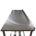 Ver imagem 5 de Mesa Aço Inox Profissional 150x70x90 cm com Espelho Nortinox