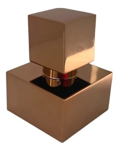 Acabamento para Registro Samer Metais Quadrado 1.1/2 Rose Gold Estria Deca 50mm - 2