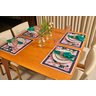 Conjunto Completo 36 Pç Mesa Posta Portina - Rosas na Mesa Porcelana para 4 Lugares - 1