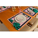 Ver imagem 3 de Conjunto Completo 36 Pç Mesa Posta Portina - Rosas na Mesa Porcelana para 4 Lugares