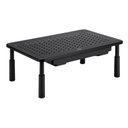 Ver imagem 1 de Suporte para Monitor com Gaveta, Elg, Sm087, Ajuste de Altura, para Monitores até 32", 20kg, Preto