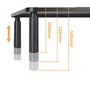 Ver imagem 5 de Suporte para Monitor com Gaveta, Elg, Sm087, Ajuste de Altura, para Monitores até 32", 20kg, Preto