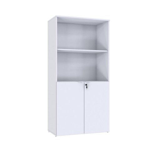 Armário Alto Estante c/02 Portas 161,5x80x42cm WLAE80 Branco Chess