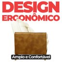 Ver imagem 4 de Poltrona Sofá Reclinável Londres com Puff Banqueta Almofadado Corino Nozes e Linho Bege - Arkell