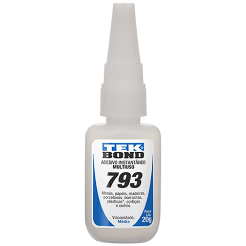 Adesivo Instantaneo 793 20 Gramas - 10571002804 - Tekbond