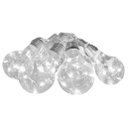 Ver imagem 1 de Varal Cordão Fio de Luzes 10 Lâmpadas 220v Led 4,6m Foco Incandescente Luz Branca Natal Enfeite