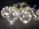 Ver imagem 3 de Varal Cordão Fio de Luzes 10 Lâmpadas 220v Led 4,6m Foco Incandescente Luz Branca Natal Enfeite