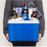 Caixa Térmica Cooler Grande com Alça Geladeira Cerveja Praia Cor:azul - 2