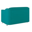 Ver imagem 4 de Namoradeira Elegante 2 Lugares Sala de Estar – Balaqui Decor Cor:Azul Turquesa