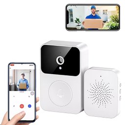 Campainha Inteligente sem Fio com Câmera Vídeo e Microfone - 2