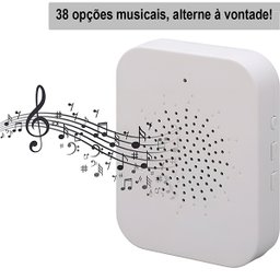 Campainha Inteligente sem Fio com Câmera Vídeo e Microfone - 4