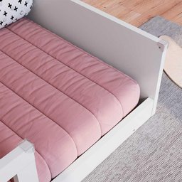 Cama Montessoriana Infantil Solteiro Proteção Lateral - 6