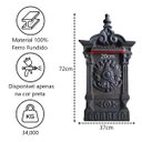 Ver imagem 2 de Caixa de Correio Cartas Colonial Brasão Sem Pé Ferro Fundido FUNDIÇÃO SÃO CRISTOVÃO