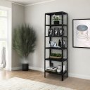 Ver imagem 1 de Estante Prateleira de Aço 60cm com 6 Bandejas – Galvanizada:preto