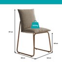 Ver imagem 6 de Conjunto de Sala de Jantar 6 Cadeiras Chloe Carraro