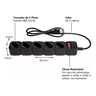 Protetor Eletrônico e Filtro de Linha Com 5 Tomadas Epe 205 + Cabo de 3 Metros Preto Intelbras - 2