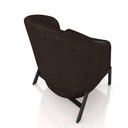 Ver mais imagens de Kit 2 Poltronas Decorativa Sala de Estar Kenya Pés em Ferro Pu Preto/marrom G33 - Gran Belo