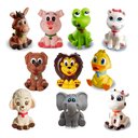 Ver imagem 1 de Kit com 10 Brinquedos De Vinil Para Bebê A Partir De 3 Meses -c
