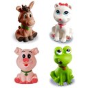 Ver imagem 2 de Kit com 10 Brinquedos De Vinil Para Bebê A Partir De 3 Meses -c