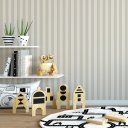 Ver imagem 2 de Papel de Parede Decorativo Listrado Tons Bege e Areia 3,0m
