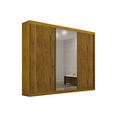 Ver imagem 1 de Guarda Roupa Casal Com Espelho 3 Portas 6 Gavetas 100% MDF San Marino - Leifer: Freijó / Freijó Deco