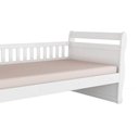 Ver imagem 4 de Cama Box Base C/ Gavetas de Babá Maria (branco/amendoa) - Peroba