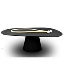 Ver imagem 2 de Mesa Oval Organica em Freijo 2,35x122