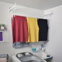 Ver imagem 2 de Varal de Teto para Apartamento 120cm 5 Varetas Individuais