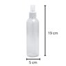 3 Frasco Spray Borrifador 250ml Cilíndrico Alto C/ Tampa - 3