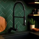 Ver imagem 6 de Kit Cuba Gourmet 50x40 Inox 304 Preto Nano Torneira Parede Monocomando Cozinha