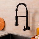 Ver imagem 7 de Kit Cuba Gourmet 50x40 Inox 304 Preto Nano Torneira Parede Monocomando Cozinha