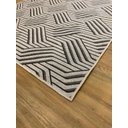 Ver imagem 3 de Tapete Sala Moderno Geometrico Azulejo 100X150 Cm Cinza 51