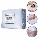 Ver imagem 2 de Pillow Top Queen Anti Stress Protetor de Colchao Toque Pluma Fios Carbono Cama Casal Premium Anti Al