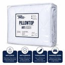 Ver imagem 3 de Pillow Top Queen Anti Stress Protetor de Colchao Toque Pluma Fios Carbono Cama Casal Premium Anti Al