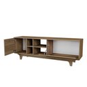 Ver imagem 5 de Rack para Tv até 65'' com 2 Portas e Nichos 160cm Lars - Natural