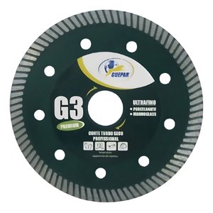 Kit 10 Discos Corte Porcelanato G3 - Ultrafino Corte a Seco