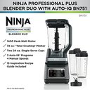 Ver imagem 3 de Ninja Bn751 Liquidificador Profissional Plus Duo 1400w Preto