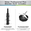 Ver imagem 5 de Ninja Bn751 Liquidificador Profissional Plus Duo 1400w Preto
