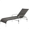 3 Espreguiçadeiras Catar Alumínio Piscina Praia Jardim:preto - 2